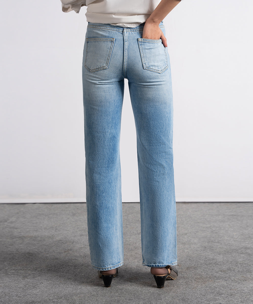 High Waist Denim Jeans - Halo Retail
