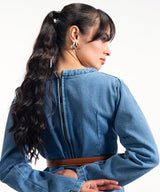 Light Blue Denim Dress - Halo Retail