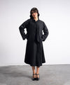 Ban Collar Wool Coat Jacket - Halo Retail