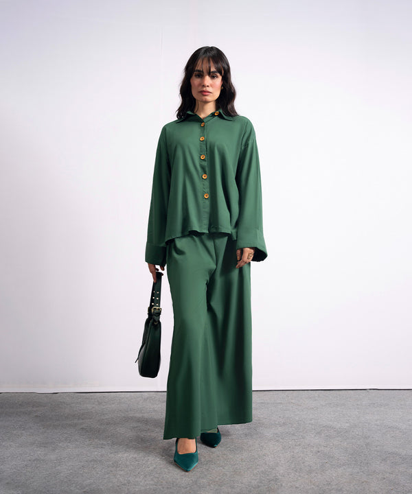 Flowy Button Down Linen Shirt - Halo Retail