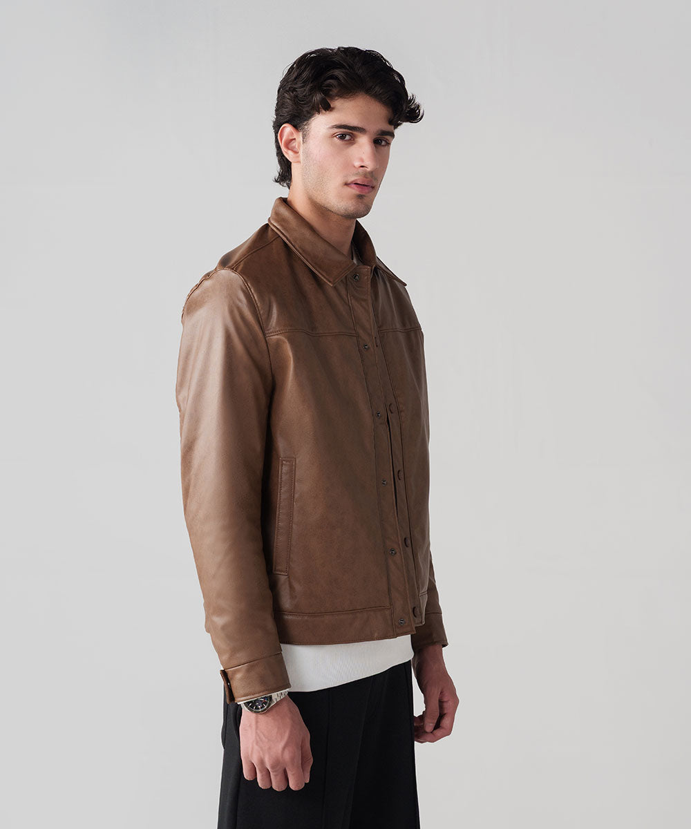 Brown Leather Jacket