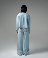 Light Wash Oversized Top