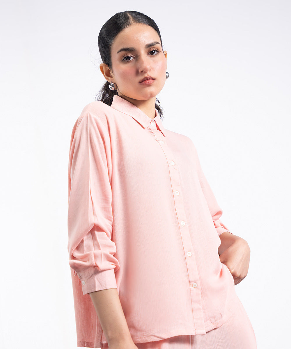 Pink Button Down Shirt - Halo Retail