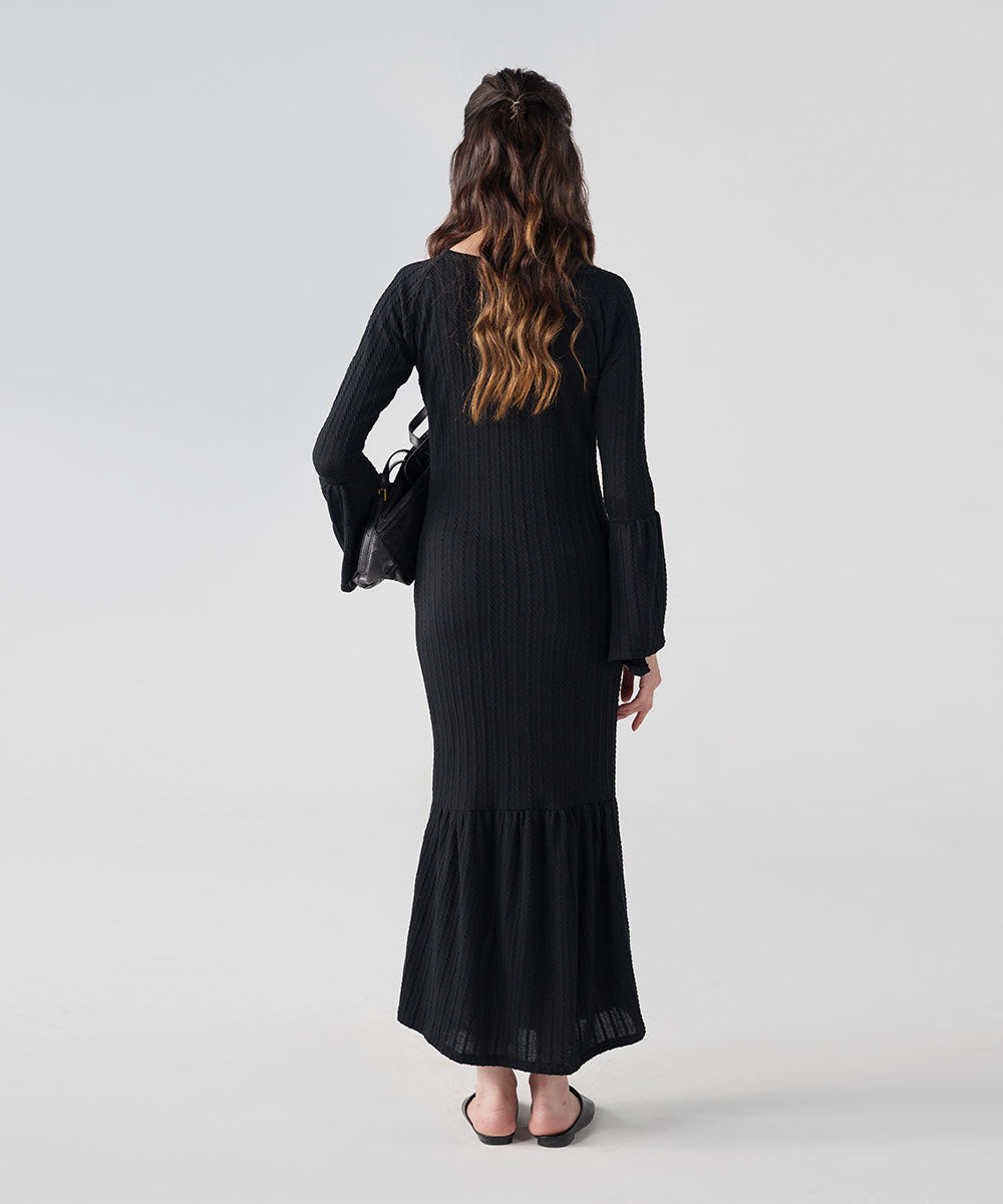 Black Flared Dress