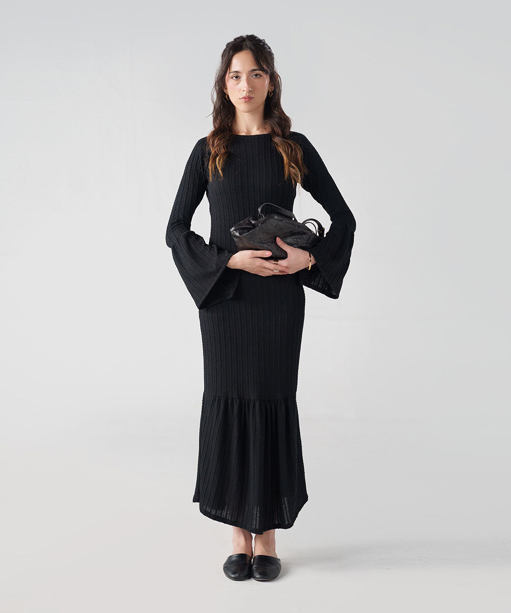 Black Flared Dress