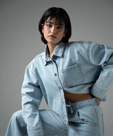 Light Wash Oversized Top