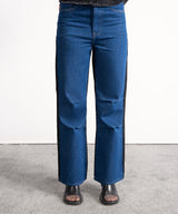 Two-Tone Denim Pants - Halo Retail