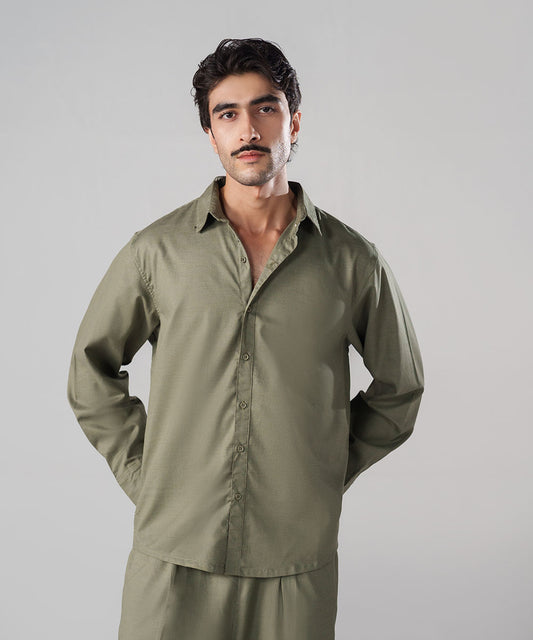 Sage Button Down Shirt