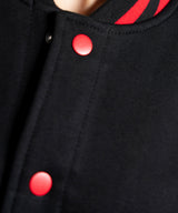 Red & Black Varsity Jacket - Halo Retail