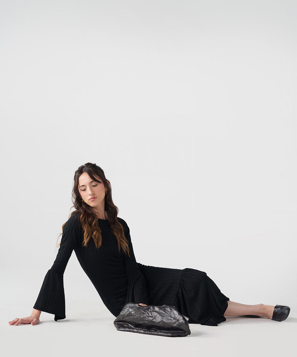 Black Flared Dress