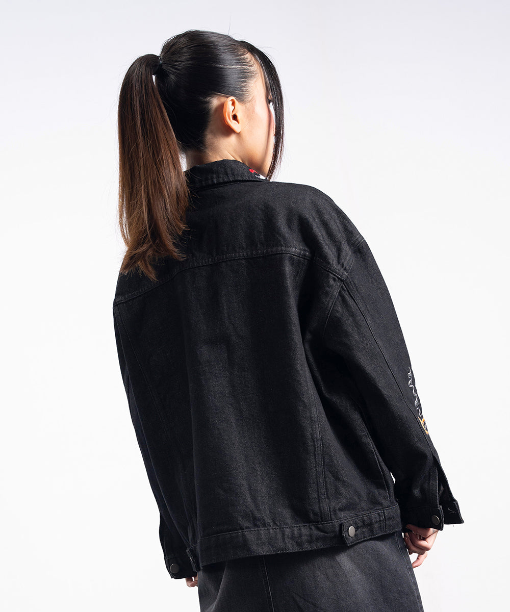 Abstract Embroidered Jacket - Halo Retail