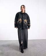 Abstract Embroidered Jacket - Halo Retail