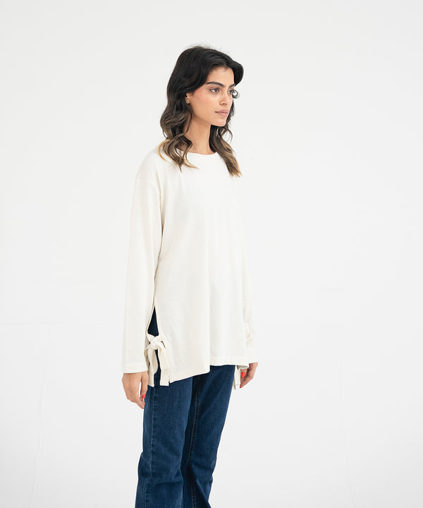 Oversized Slit Open T-Shirt - Halo Retail