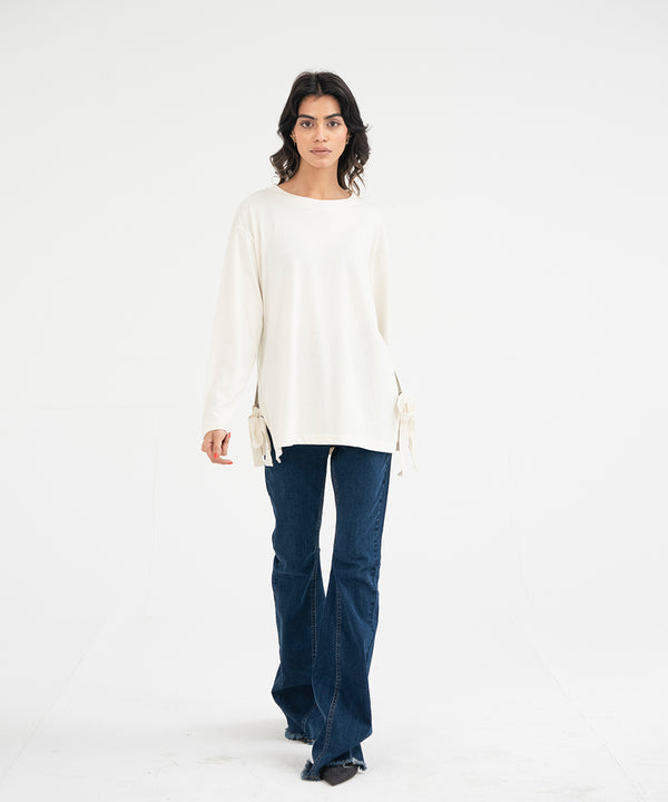 Oversized Slit Open T-Shirt - Halo Retail