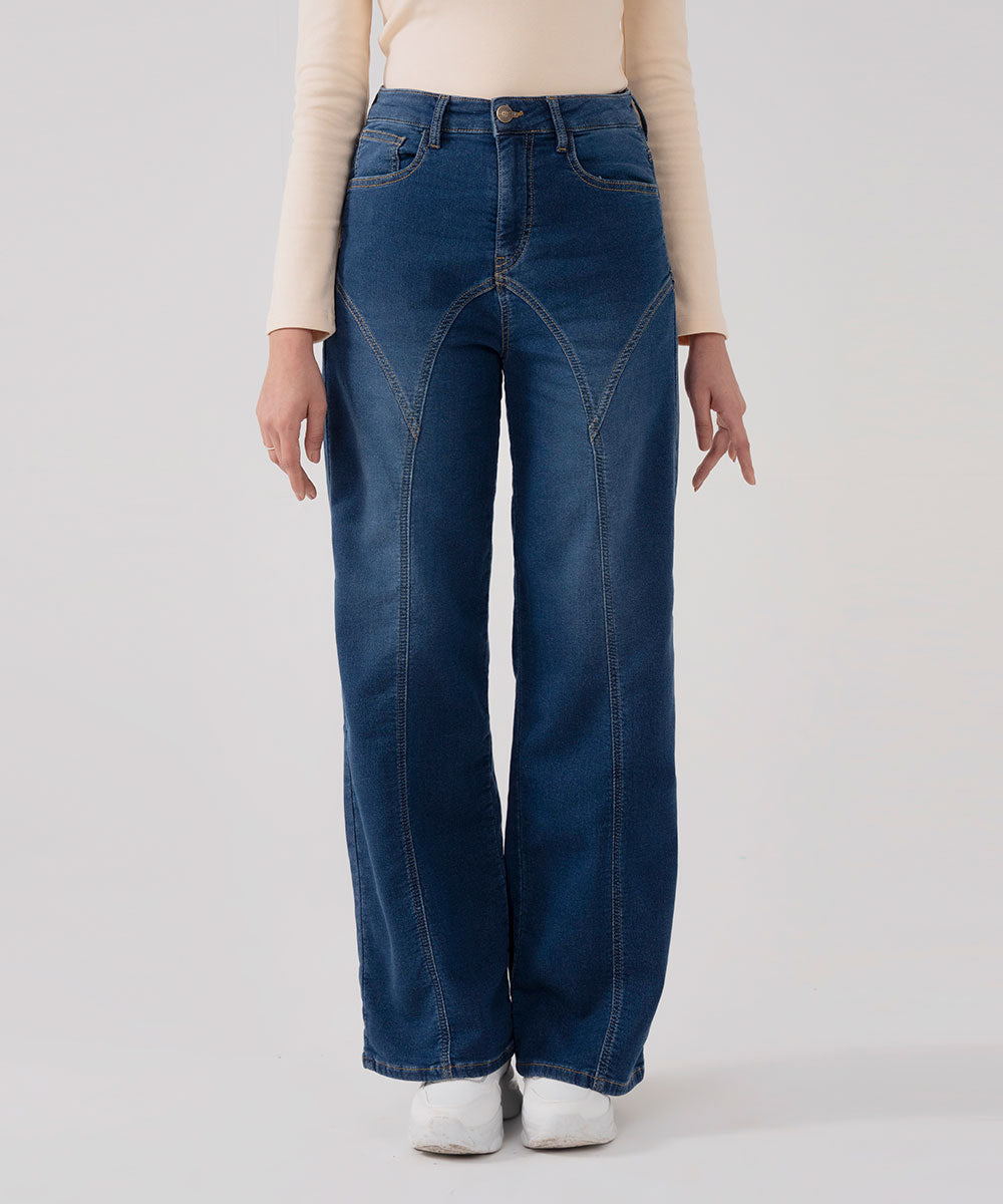 Midnight Contour Knitted Denim - Halo Retail