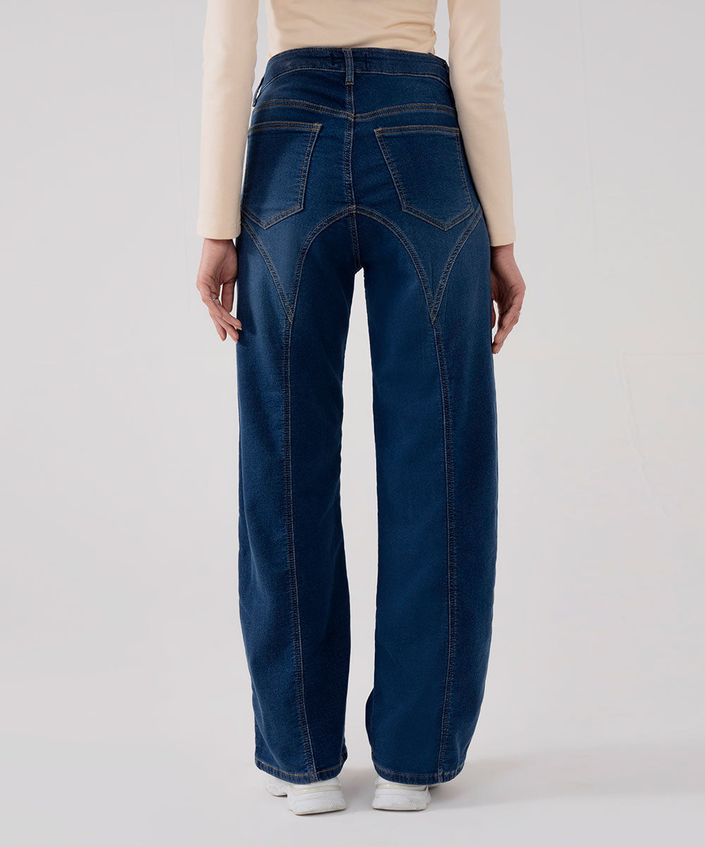 Midnight Contour Knitted Denim - Halo Retail