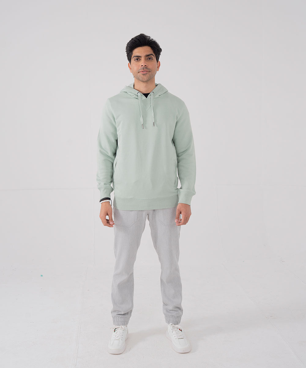 100% Organic Cotton Terry Hoodie (M) - Halo Retail