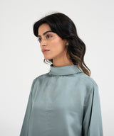 Silk top With Bow - Halo Retail