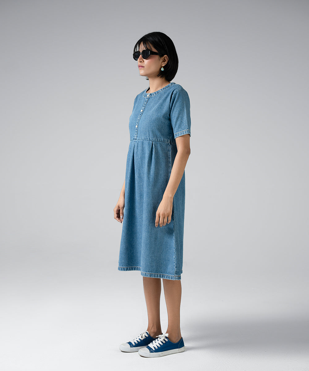 Low Tone Denim Dress