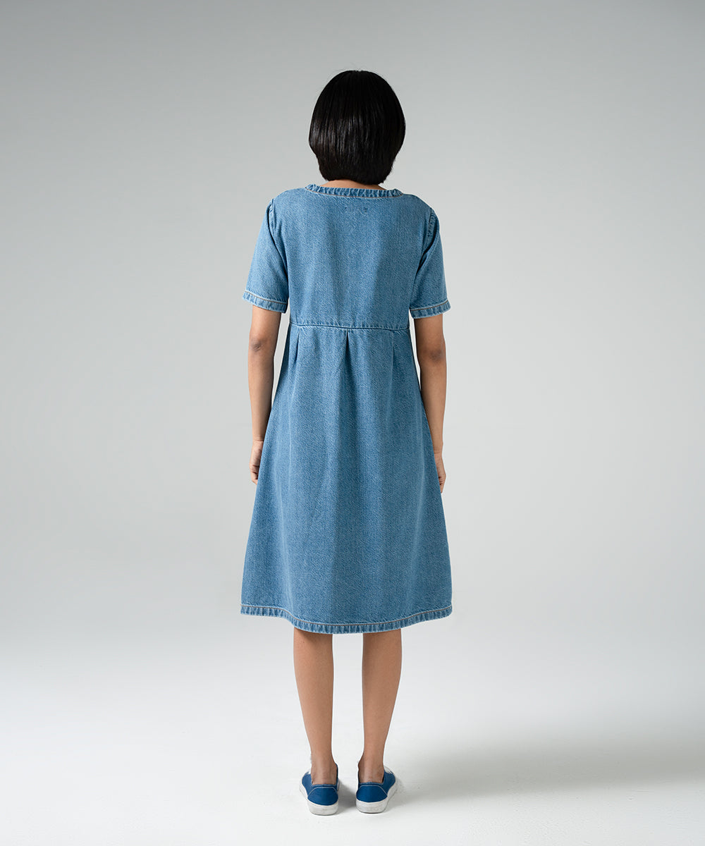Low Tone Denim Dress