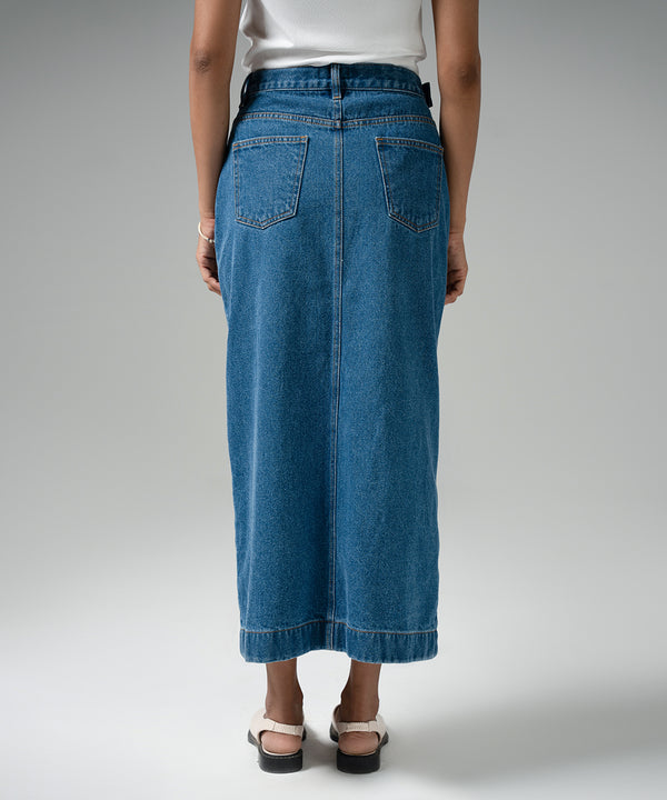Downtown Button Skirt