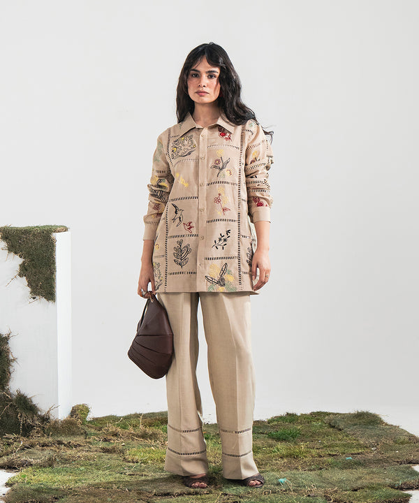 Embroidered Statement Shirt