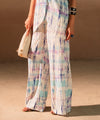 Printed Wide Leg Trouser - Halo Retail