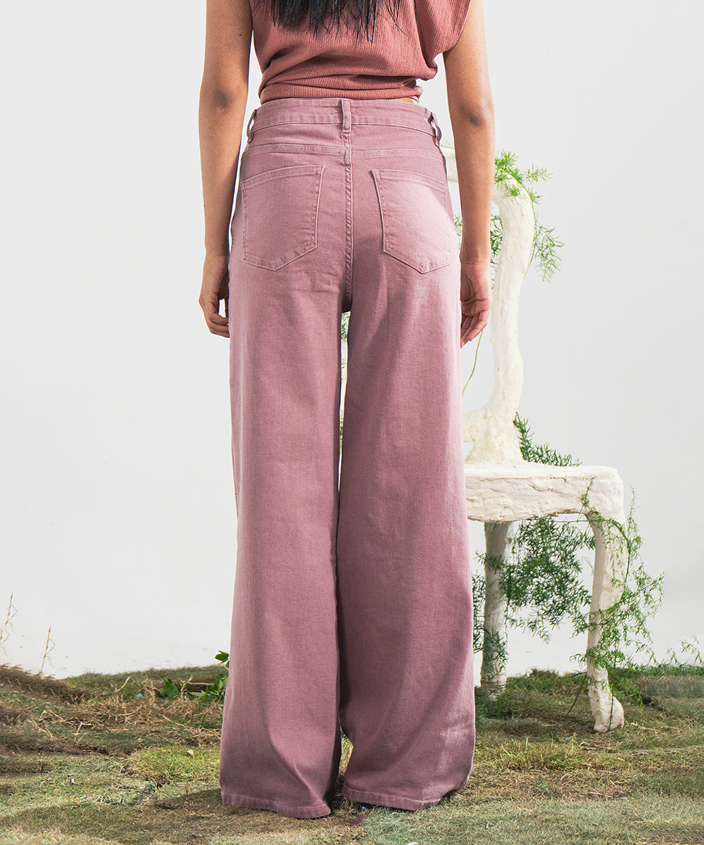 Pink Balloon Fit Denim Pants - Halo Retail