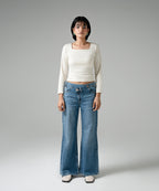 Off-Center Jeans