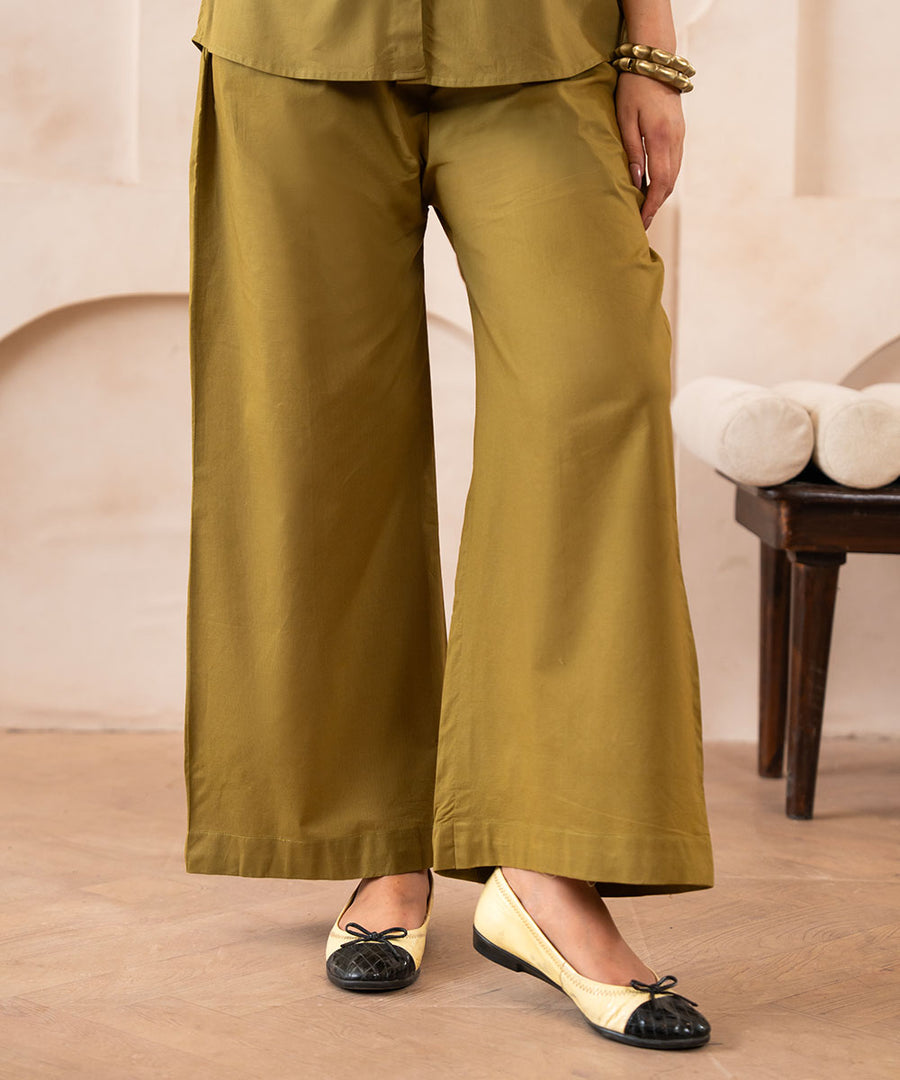 Khaki Ease Trouser - Halo Retail