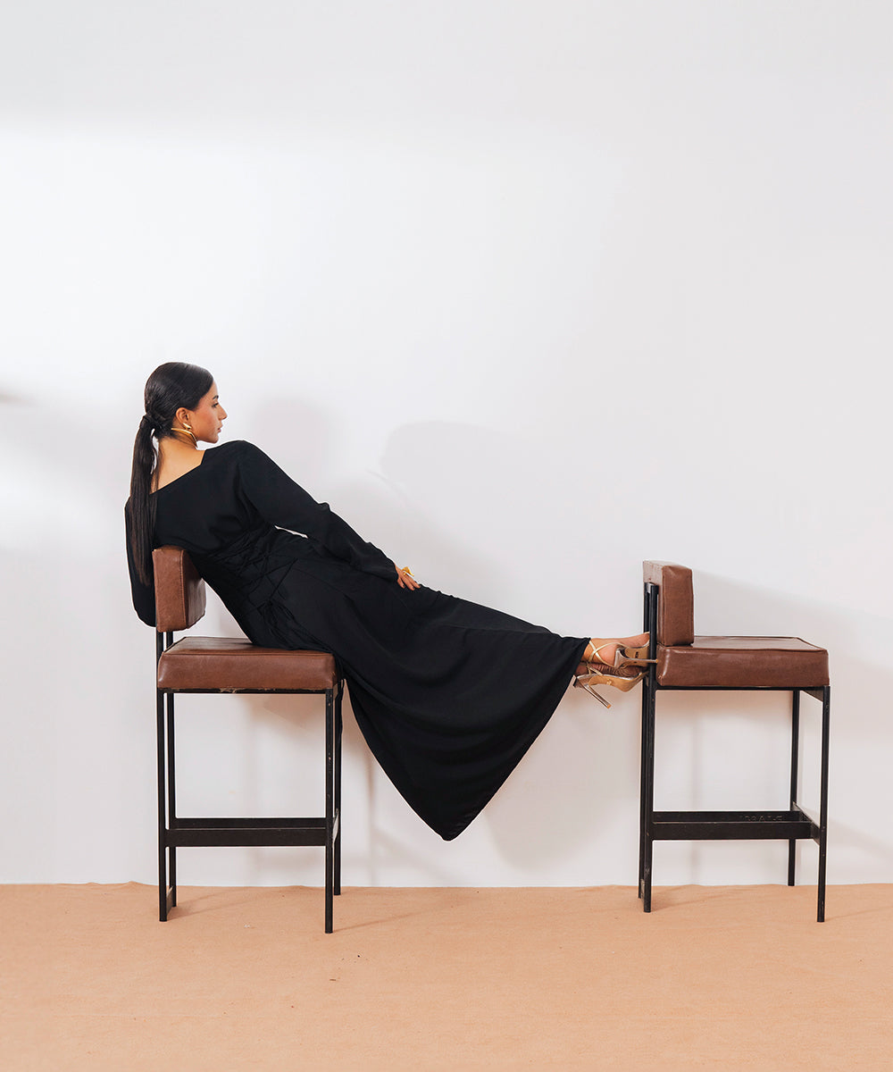 Drawstring Detail Dress - Halo Retail