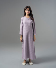 Jacquard Side Details Dress - Halo Retail