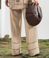 Statement Beige Pants - Halo Retail