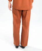 Rust Straight Leg Pants