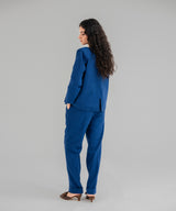 Blue Full Sleeve Blazer - Halo Retail
