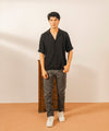 Grey Straight Fit Denim Pants - Halo Retail