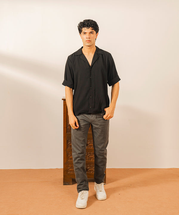 Grey Straight Fit Denim Pants - Halo Retail