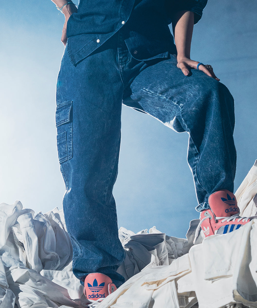 Side Pocket Denim Pants - Halo Retail