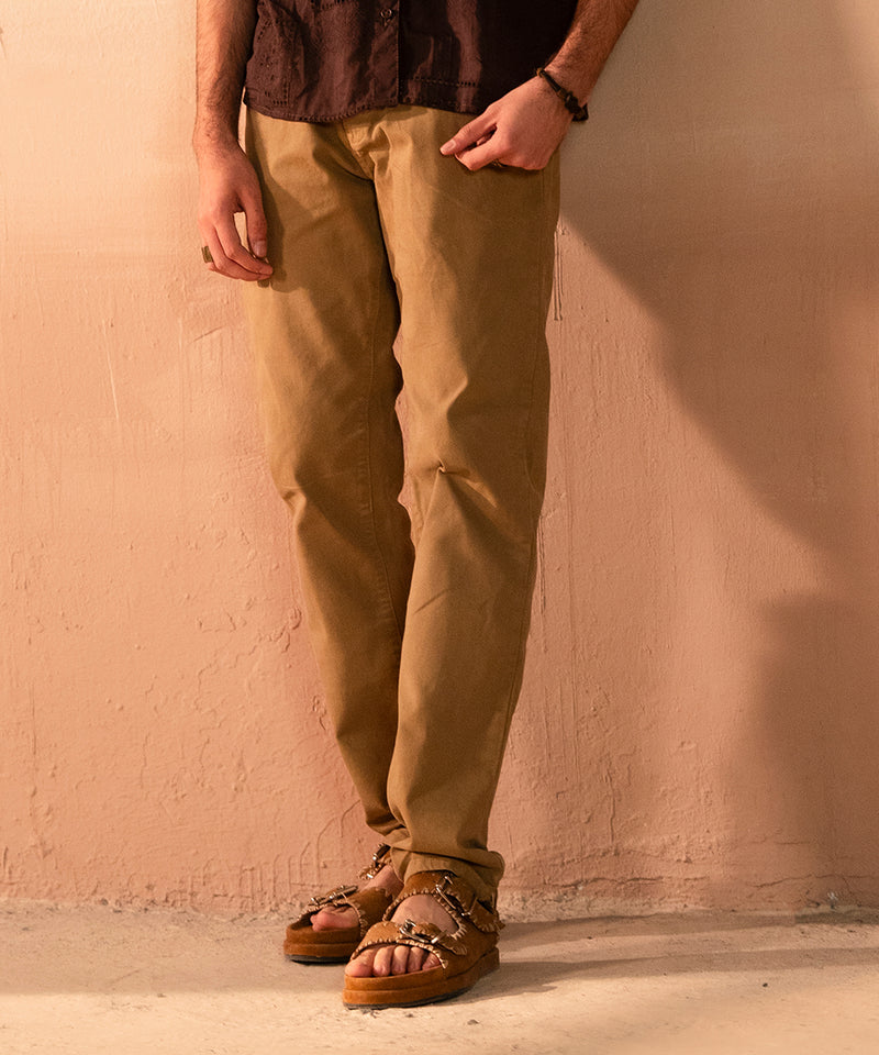 Khaaki Garment Dyed Pants - Halo Retail