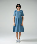 Low Tone Denim Dress
