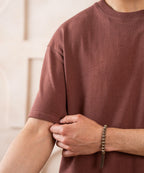 Mocha Structured Tee - Halo Retail