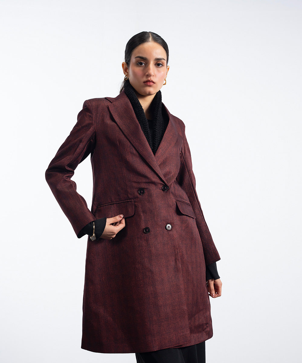 Rust Tailored Coat