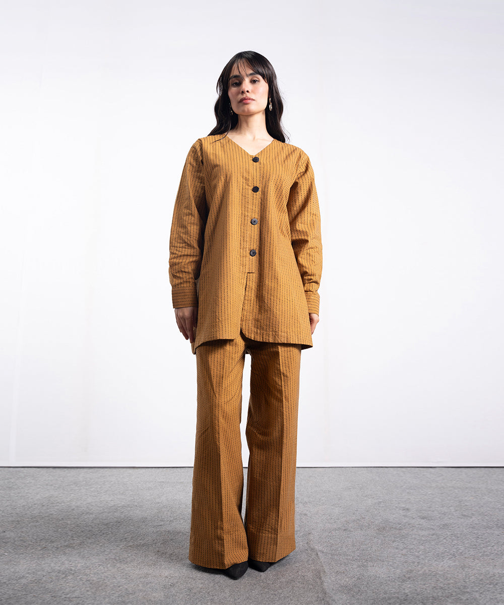 Textured Button Down Shirt - Halo Retail