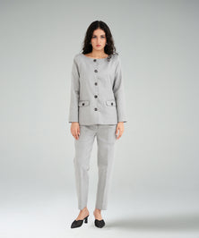 Woven Wool Blazer - Halo Retail