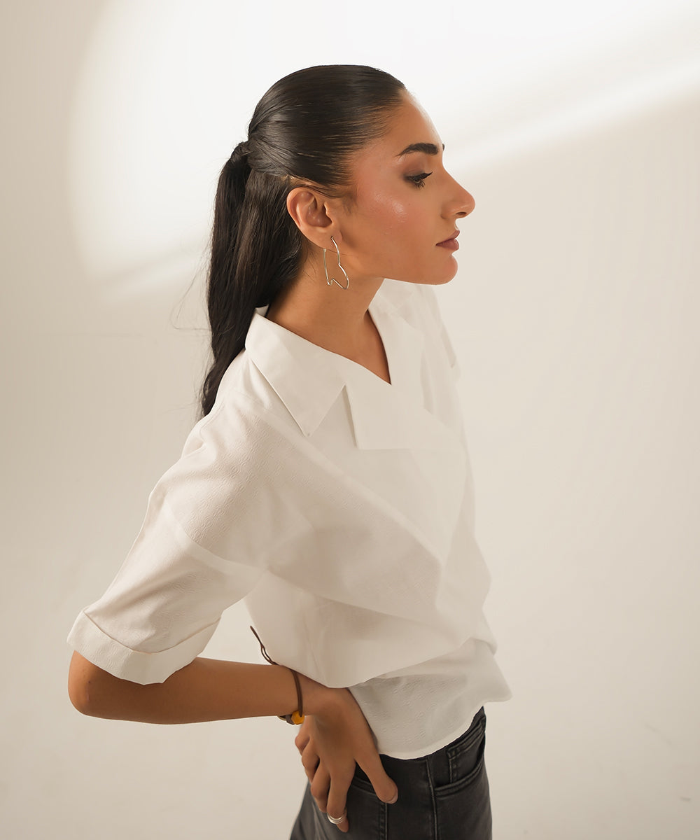Textured Jacquard Top - Halo Retail
