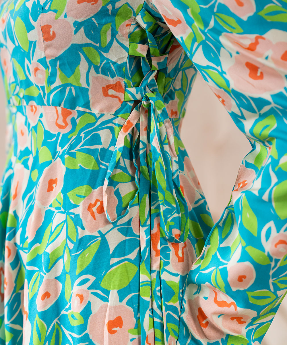 Soft Meadow Cinch Waist Dress - Halo Retail