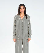 Geometric Striped Shirt