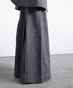 Textured Twill Wide Leg Pants - Halo Retail