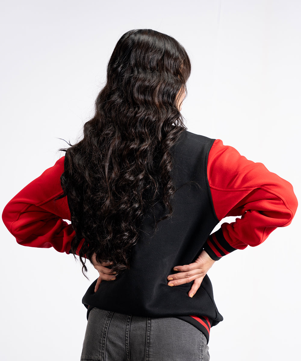 Red & Black Varsity Jacket