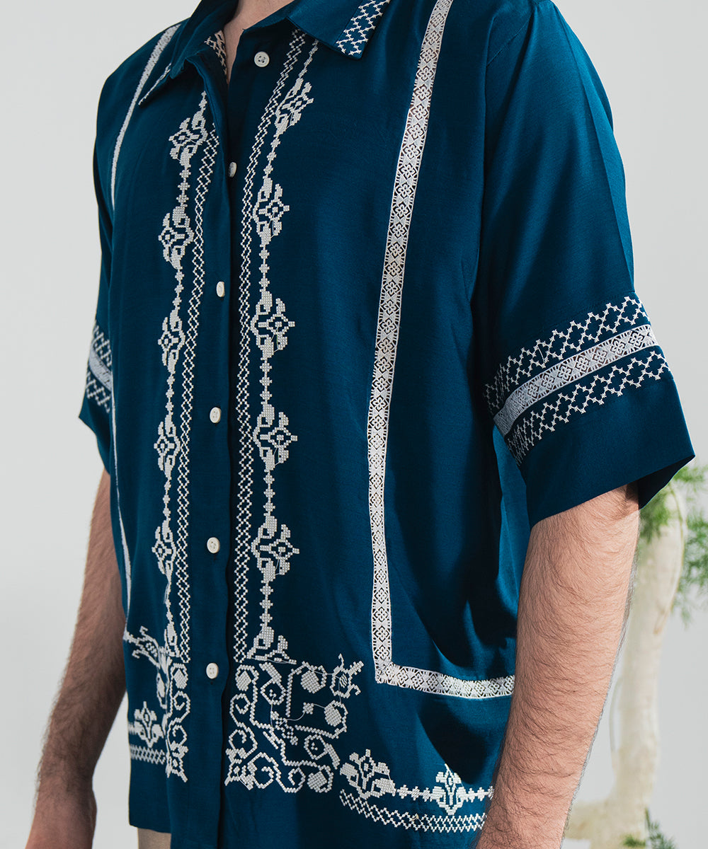 Embroidered Heritage Shirt - Halo Retail